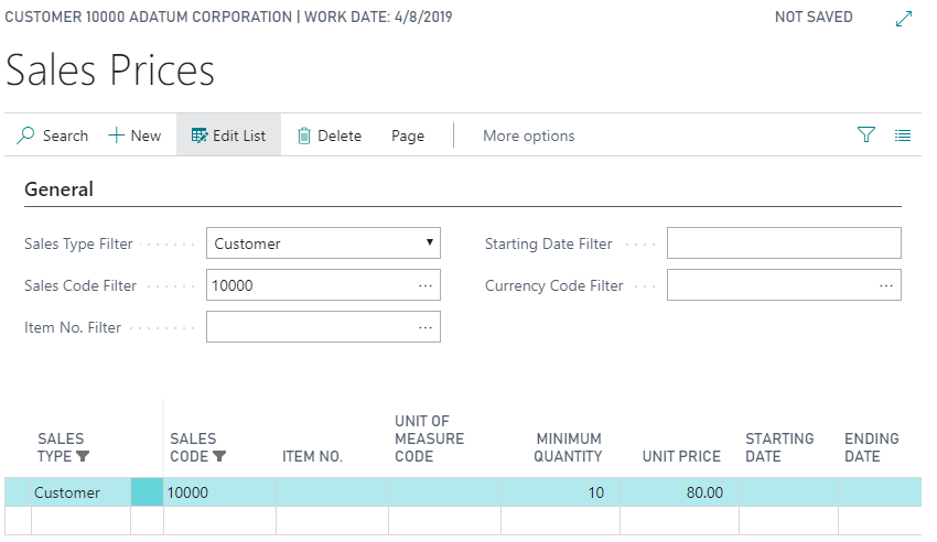 Business Central Supply Chain