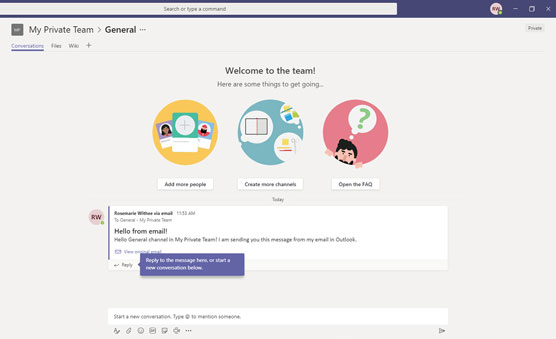 how to use microsoft teams for consulting business